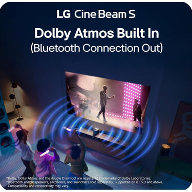 LG CineBeam S PU615U 4K UHD Ultra Short Throw Smart Triple Laser Projector