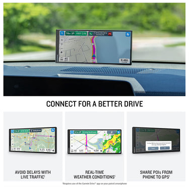 Garmin Drive (7.1") GPS Navigator with Deco Gear Case & Multifunction Car Socket