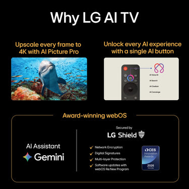 LG 55 inch OLED evo AI C6 4K Smart webOS TV (2026)