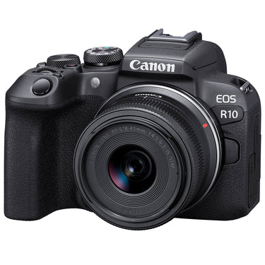 Canon EOS R10 Mirrorless Camera +18-45mm Lens Content Creator Kit +Accessories Bundle