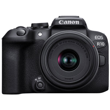 Canon EOS R10 Mirrorless Camera +18-45mm Lens Content Creator Kit +Accessories Bundle