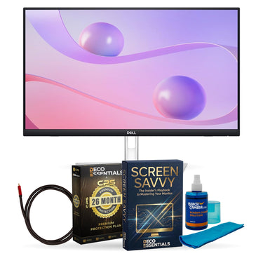 Dell 24" FHD 60Hz 16:9 5ms IPS Touch Monitor, Black w/ Extended Protection Bundle