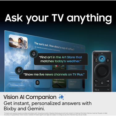 Samsung 65 inch S90H OLED 4K UHD Vision AI Smart Tizen TV (2026)