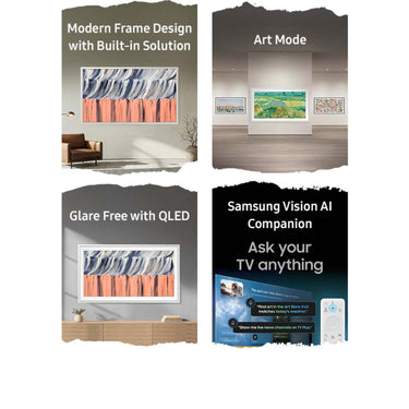 Samsung 55" Class The Frame Pro Neo QLED 4K TV (2026) +The Frame Customizable Bezel Pack