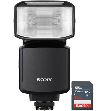 Sony Compact Wireless Radio Flash with Lexar 64GB Memory Card