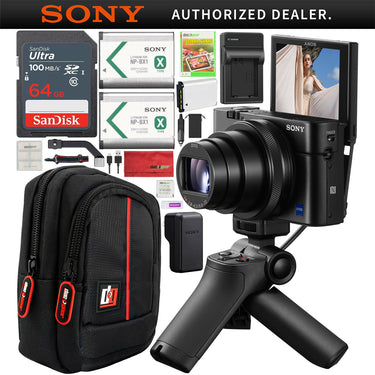 Sony Cyber-Shot DSC-RX100 VII 4K Camera Kit RX100M7G Grip VCT-SGR1 Vlogging Bundle