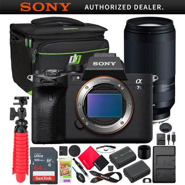 Sony a7S III Mirrorless Full Frame Camera Body Kit + Tamron 70-300mm Lens Bundle