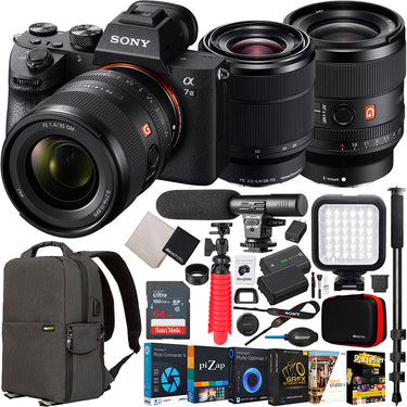 Sony a7 III Mirrorless Full Frame Camera 2 Lens Kit 35mm F1.4 GM + 28-70mm OSS Bundle