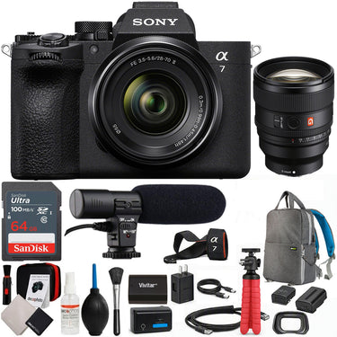 Sony a7 V Full-Frame Mirrorless Camera (28-70mm + 85mm) Dual Lens Bundle