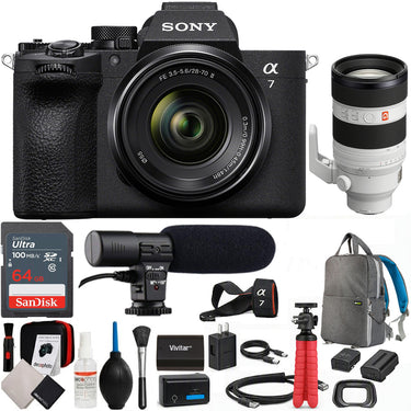 Sony a7 V Full-Frame Mirrorless Camera (28-70mm + 50-150mm) Dual Lens Bundle