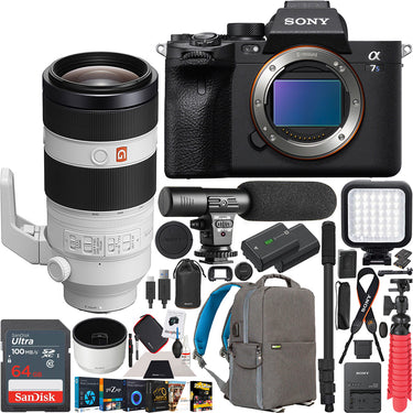 Sony a7S III Mirrorless Camera + 100-400mm F4.5-5.6 GM Lens SEL100400GM Kit Bundle