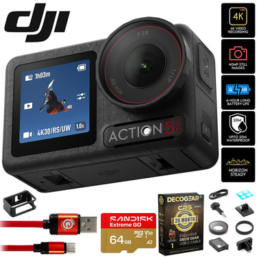 DJI Osmo Action 5 Pro Standard Combo w/ 26 Months Protection Bundle