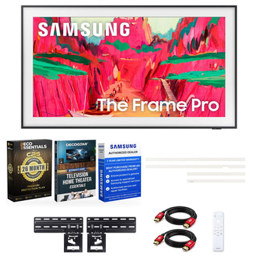 Samsung 85" The Frame Pro Neo QLED 4K TV (2025) w/ White Bezel + Protection Bundle