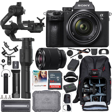 Sony a7 III Mirrorless Camera + 28-70mm + DJI Ronin-S Essentials Filmmaker's Kit