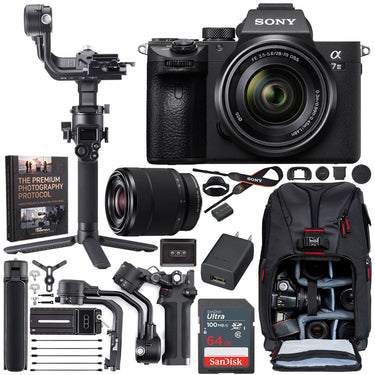 Sony a7 III Mirrorless Full Frame Camera +28-70mm Lens DJI RSC 2 Gimbal Filmmaker Kit