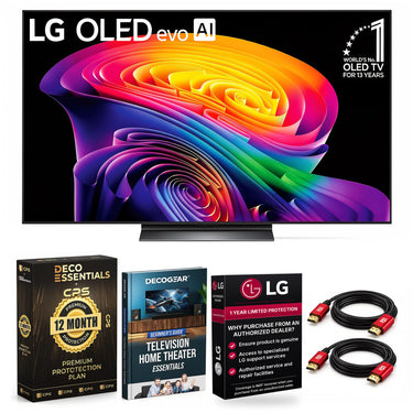 LG 65 inch OLED evo AI C6 4K Smart webOS TV (2026) w/ 1 YR Warranty Bundle