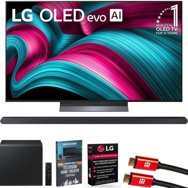 LG 55" C5 Series OLED evo 4K UHD webOS TV (2025) w/ HW-S800D Soundbar Bundle