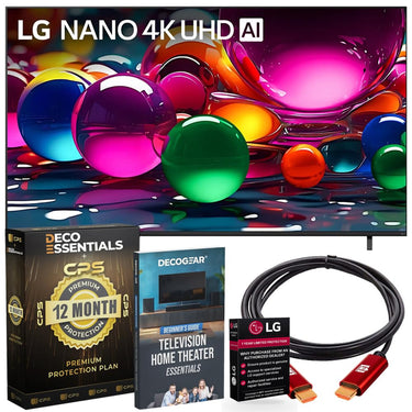 LG 75-Inch Nano 4K UHD AI NU70 Smart TV (2026) w/ 1 YR Extended Warranty Bundle