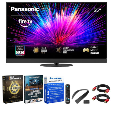 Panasonic Z95BP Series 55 inch OLED 4K UHD Smart Fire TV + WN10 Neck Speaker Bundle