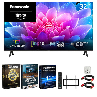 Panasonic 32" S65C Full HD 1080p 60Hz QLED+ Fire TV (2026) w/ 26 Month Protection Bundle