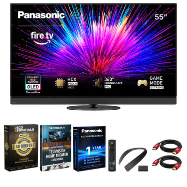 Panasonic Z95BP Series 55 inch OLED 4K UHD Smart Fire TV + WN10 Neck Speaker Bundle