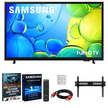 Samsung 40 inch 1080P FHD F6000F Smart TV (2025) with 19-45 Inch TV Wall Mount Bundle