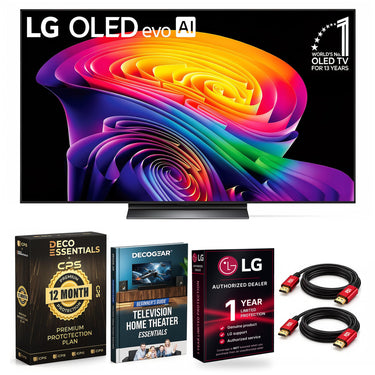 LG 65 inch OLED evo AI C6 4K Smart webOS TV (2026) w/ 1 YR Warranty Bundle
