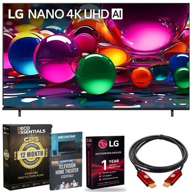 LG 55-Inch Nano 4K UHD AI NU70 Smart TV (2026) w/ 1 YR Extended Warranty Bundle