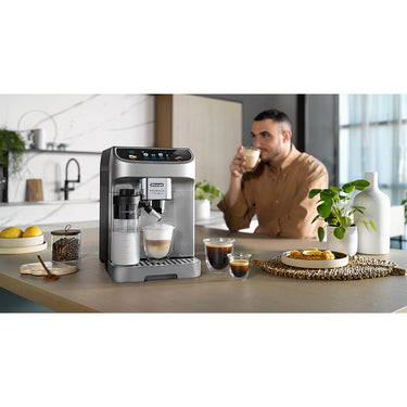 DeLonghi Magnifica Plus Fully Automatic Espresso Machine and Frother Silver | Refurbished