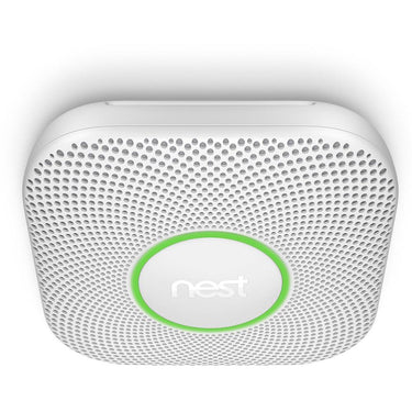Google Nest Protect 2nd Generation Smoke/Carbon Monoxide Alarm - Battery (S3000BWES)