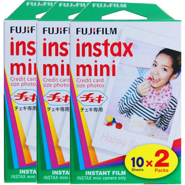 Fujifilm Instax Mini Twin Pack Instant Film - 3 Pack (60 sheets in total)