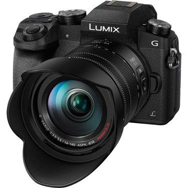 Panasonic LUMIX G7 Interchangeable Lens 4K Ultra HD Black DSLM/14-140mm Lens - Open Box