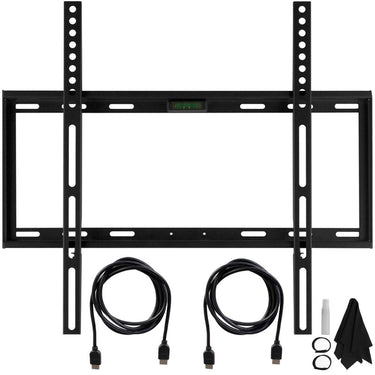 Deco Mount Slim Flat Wall Mount Kit Ultimate Bundle for 19-45 inch TVs with Starter Kit