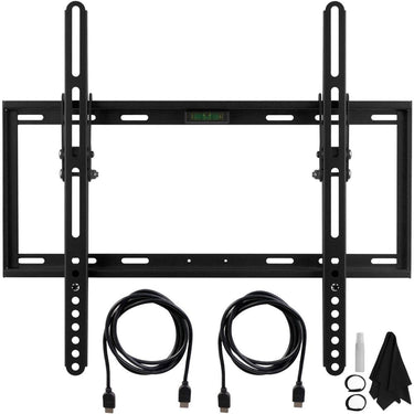 Deco Mount Flat & Tilt Wall Mount Kit Ultimate Bundle for 19-45 inch TVs with Starter Kit