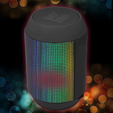 BlackHat Tech Compact Bluetooth Speaker with Surround Colorful LED Lighting