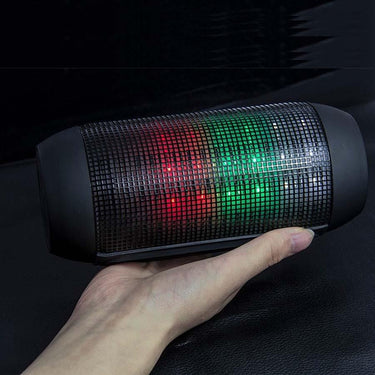 BlackHat Tech Compact Bluetooth Speaker with Surround Colorful LED Lighting