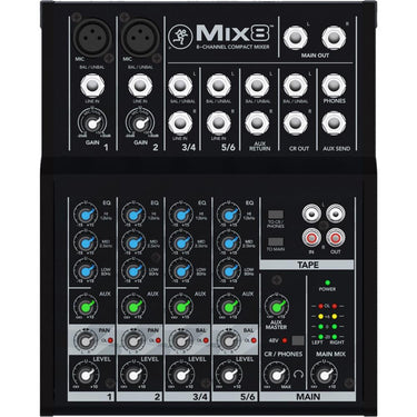 Mackie Mix Series Mix8 8-Channel Mixer
