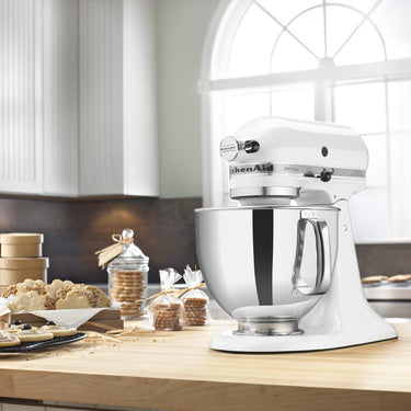 KitchenAid Artisan Series 5-Quart Tilt-Head Stand Mixer in White - KSM150PSWH