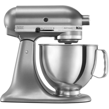 KitchenAid Artisan Series 5-Quart Tilt-Head Stand Mixer in Contour Silver - KSM150PSCU