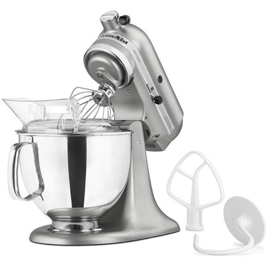 KitchenAid Artisan Series 5-Quart Tilt-Head Stand Mixer in Contour Silver - KSM150PSCU