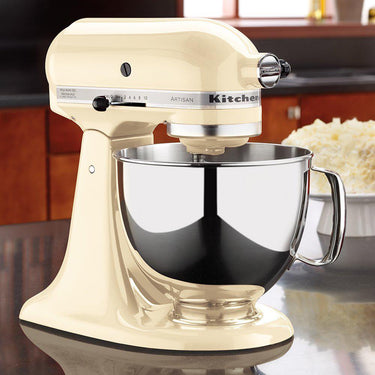 KitchenAid Artisan Series 5-Quart Tilt-Head Stand Mixer in Almond Cream - KSM150PSAC