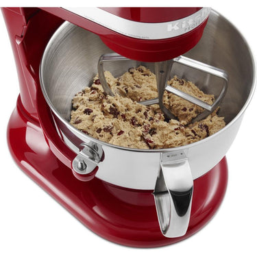 KitchenAid KP26M1XER Professional 600 Series 6 Quart Bowl-Lift Stand Mixer - Empire Red