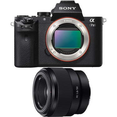 Sony Alpha 7II Mirrorless Interchangeable Lens Camera w/ FE 50mm Prime E-Mount Lens