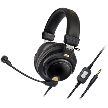 Audio-Technica Closed-Back Premium Gaming Headset with 6-inch Boom Microphone (ATH-PG1)