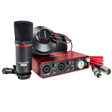 Focusrite Scarlett 2i2 Studio Pack & Recording Bundle - 2nd Generation w/ Pro Tools