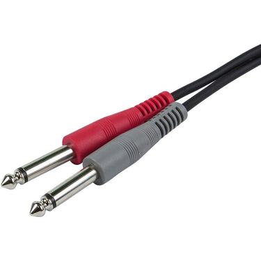 Monoprice 1/8" TRS Male to Two 1/4" TS Male Cable, 3 Feet (601040)