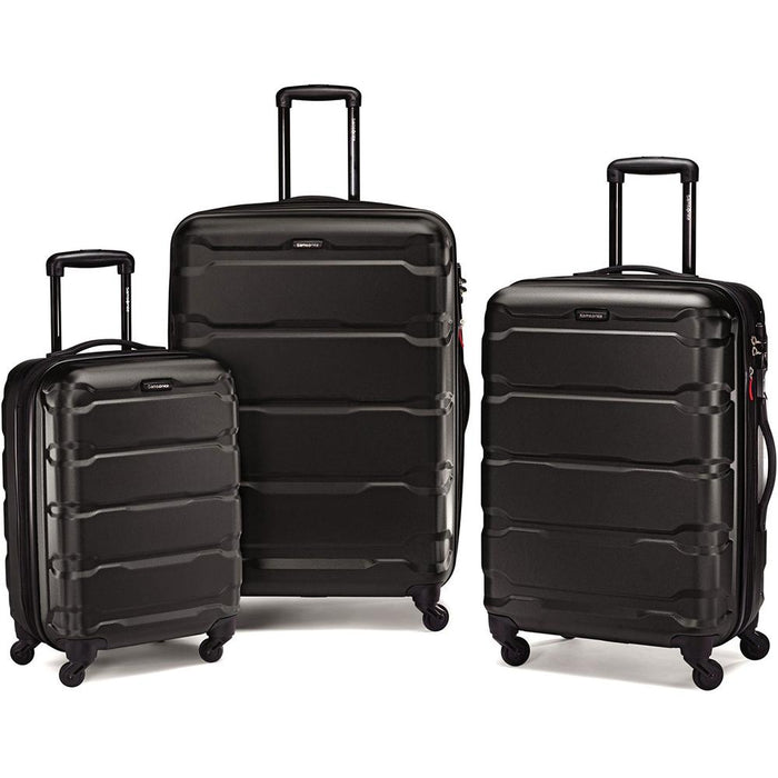 Samsonite Omni Hardside Luggage Spinner Set (20"/24"/28") BLK 68311-1041 - **OPEN BOX**