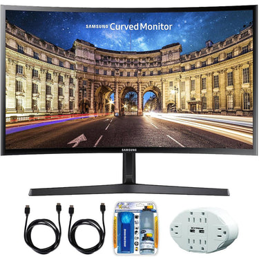 Samsung C27F398FWN 27" Screen LED-lit Monitor with Accessory Kit