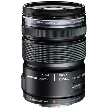 Olympus M.ZUIKO DIGITAL ED 12-50mm F3.5-6.3 EZ Lens (Black) + 64GB Ultimate Kit