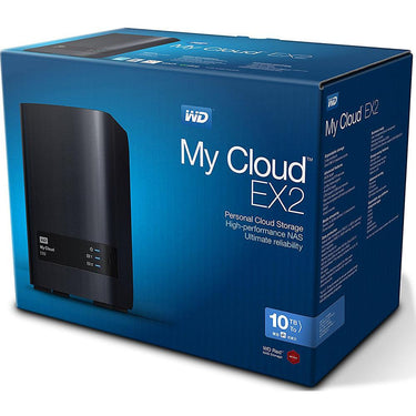 Western Digital My Cloud EX2 10 TB Personal Cloud Storage- OPEN BOX
